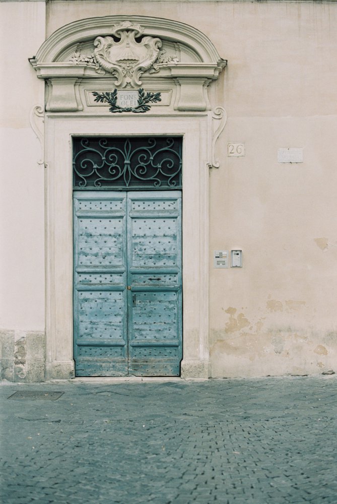 Trastevere-Rome-Blue-Door
